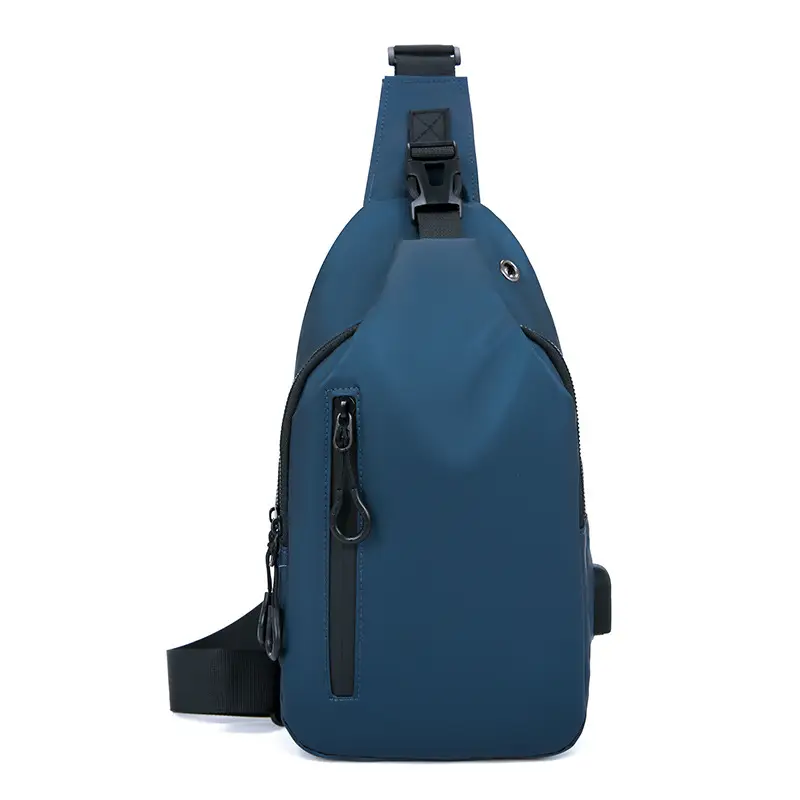 Men's Black Crossbody Bag for Office & Travel