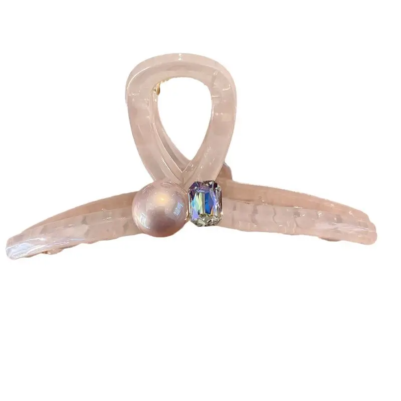 Pearl & Crystal Hair Clip for Women Elegant Updo - Image 7