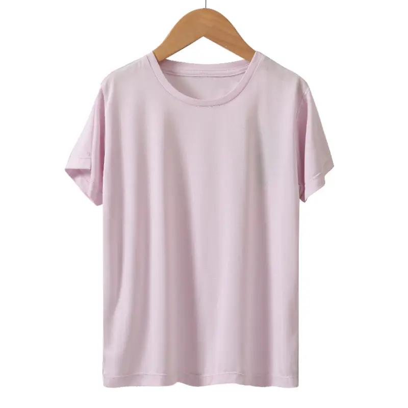 Children's White Thin Summer T-Shirt Half Sleeve