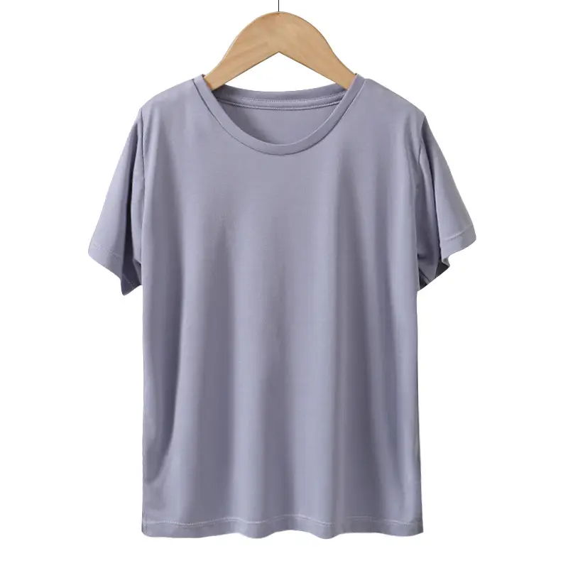 Children's White Thin Summer T-Shirt Half Sleeve
