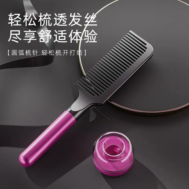 Men Women Hair Straightener Comb Red Handle - Image 7