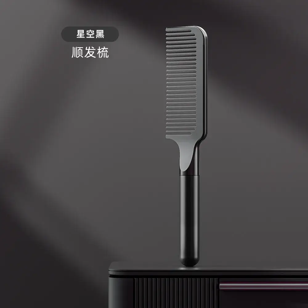 Men Women Hair Straightener Comb Red Handle - Image 4