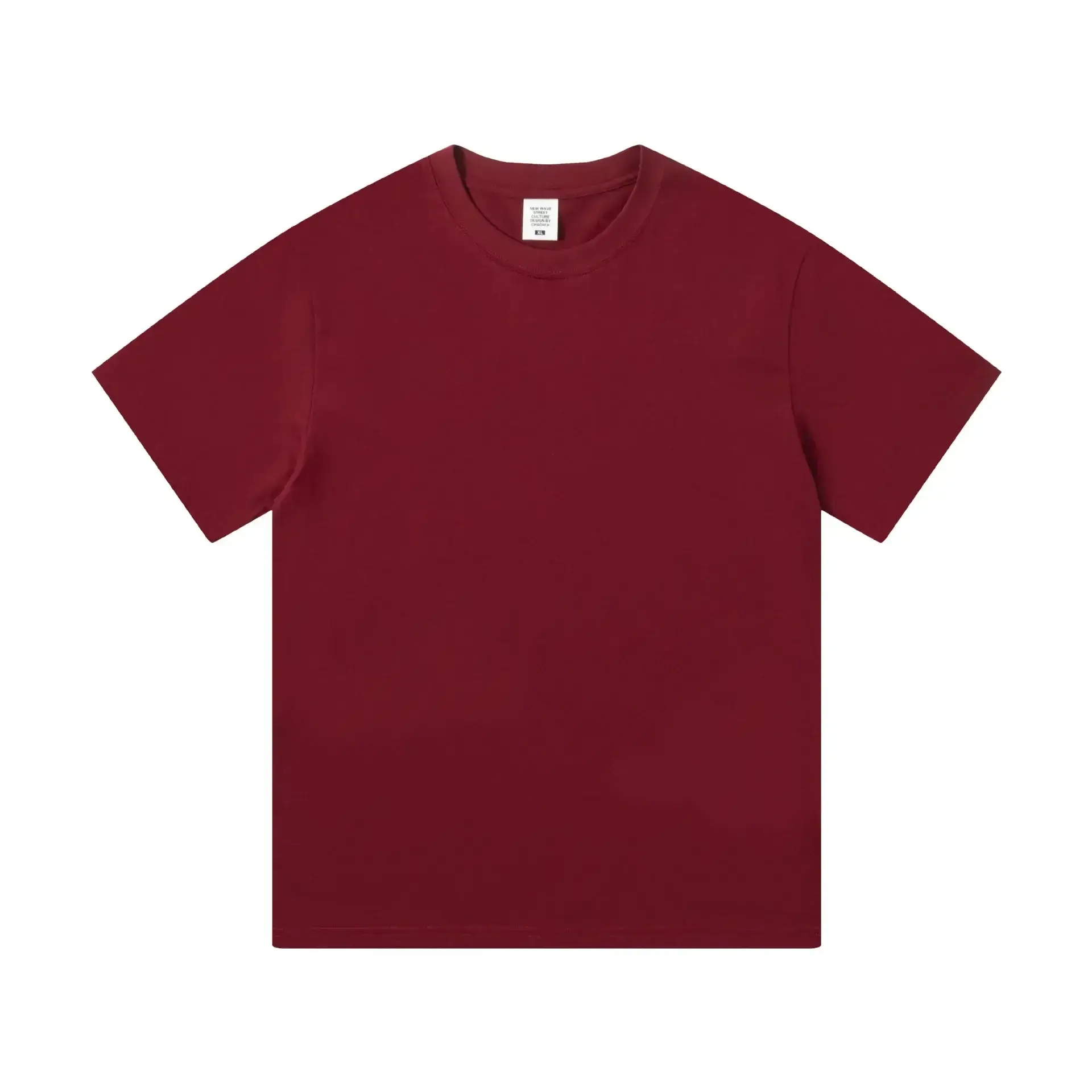 Men's 2024 Cotton Round Neck T-Shirt White - Image 20