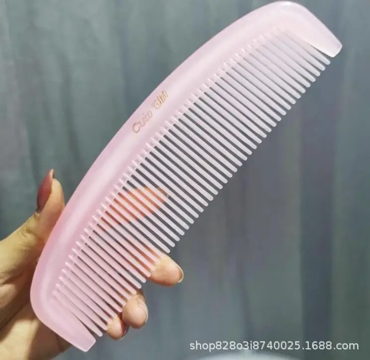 Plastic Hair Comb Large Thickened Anti-Static Sweet Women's — feature 13