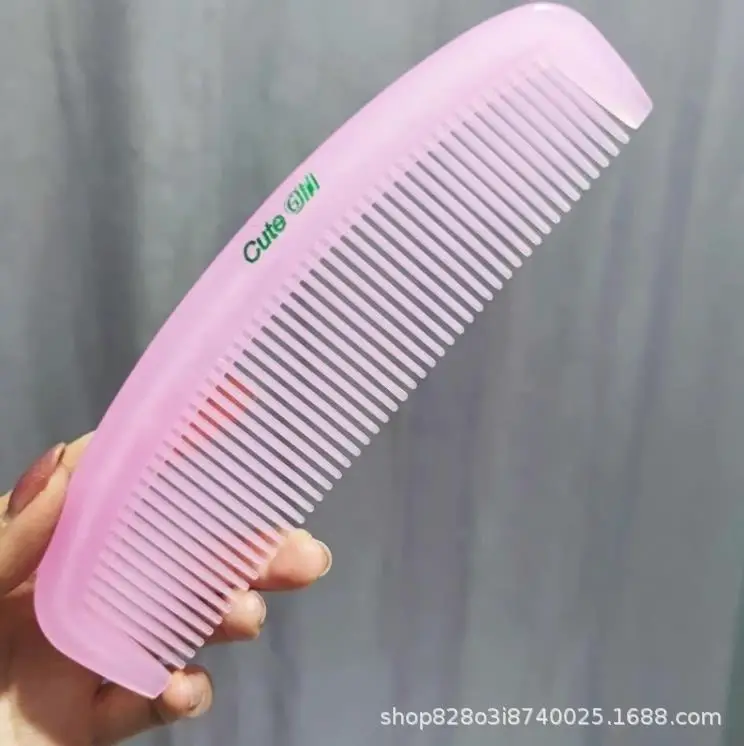 Plastic Hair Comb Large Thickened Anti-Static Sweet Women's — feature 14