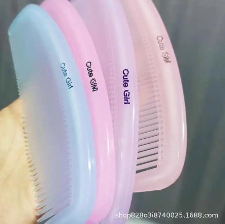 Plastic Hair Comb Large Thickened Anti-Static Sweet Women's — feature 5