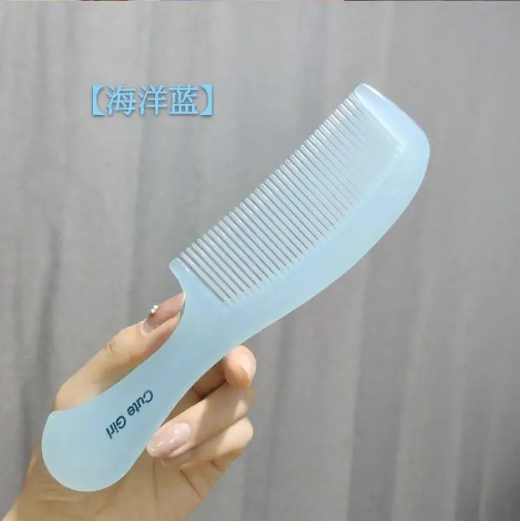 Plastic Hair Comb Large Thickened Anti-Static Sweet Women's — feature 7