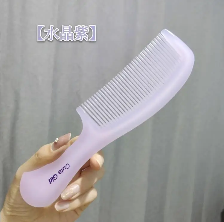 Plastic Hair Comb Large Thickened Anti-Static Sweet Women's — feature 8