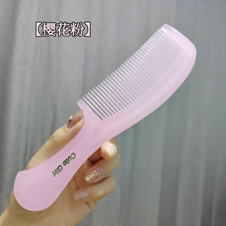 Plastic Hair Comb Large Thickened Anti-Static Sweet Women's — feature 9