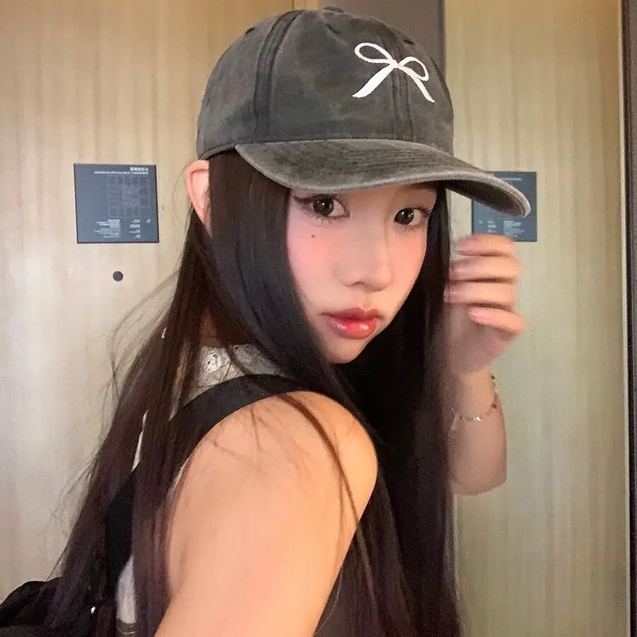 Bowknot Embroidered Women's Baseball Cap 2026 - Image 6