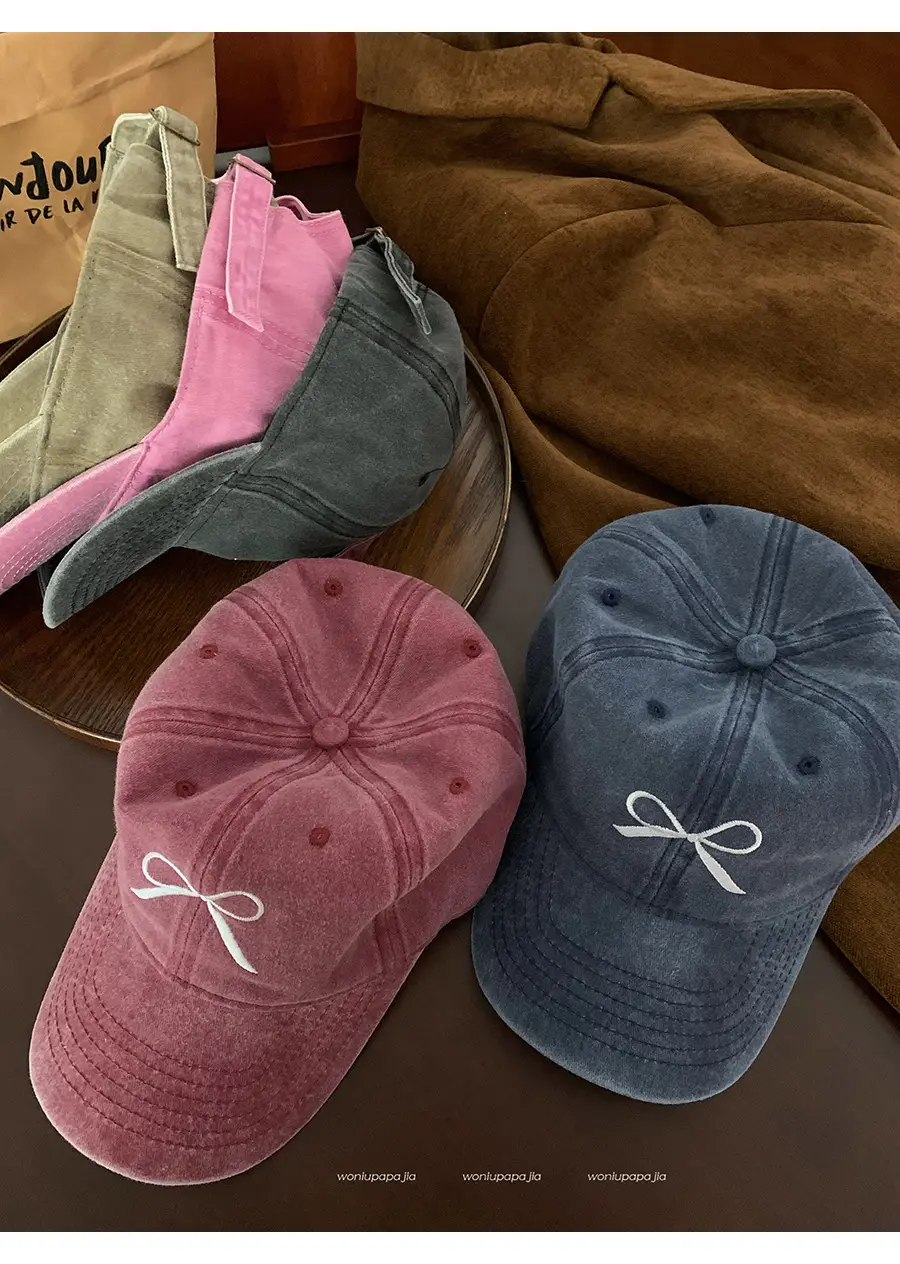 Bowknot Embroidered Women's Baseball Cap 2026 — feature 13