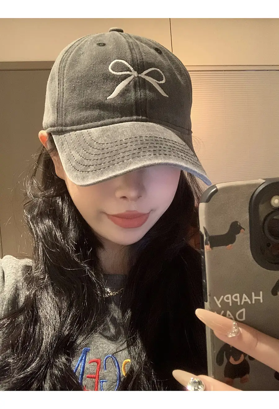 Bowknot Embroidered Women's Baseball Cap 2026 — feature 6