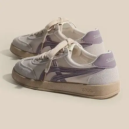 German training shoes 2024 spring new small white shoes women's retro all-match flat sports casual sneakers single-layer shoes women's - Image 4
