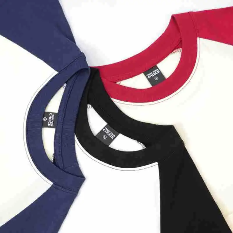 Spring Cotton Shoulder Short Sleeve T-Shirt 240g - Image 14