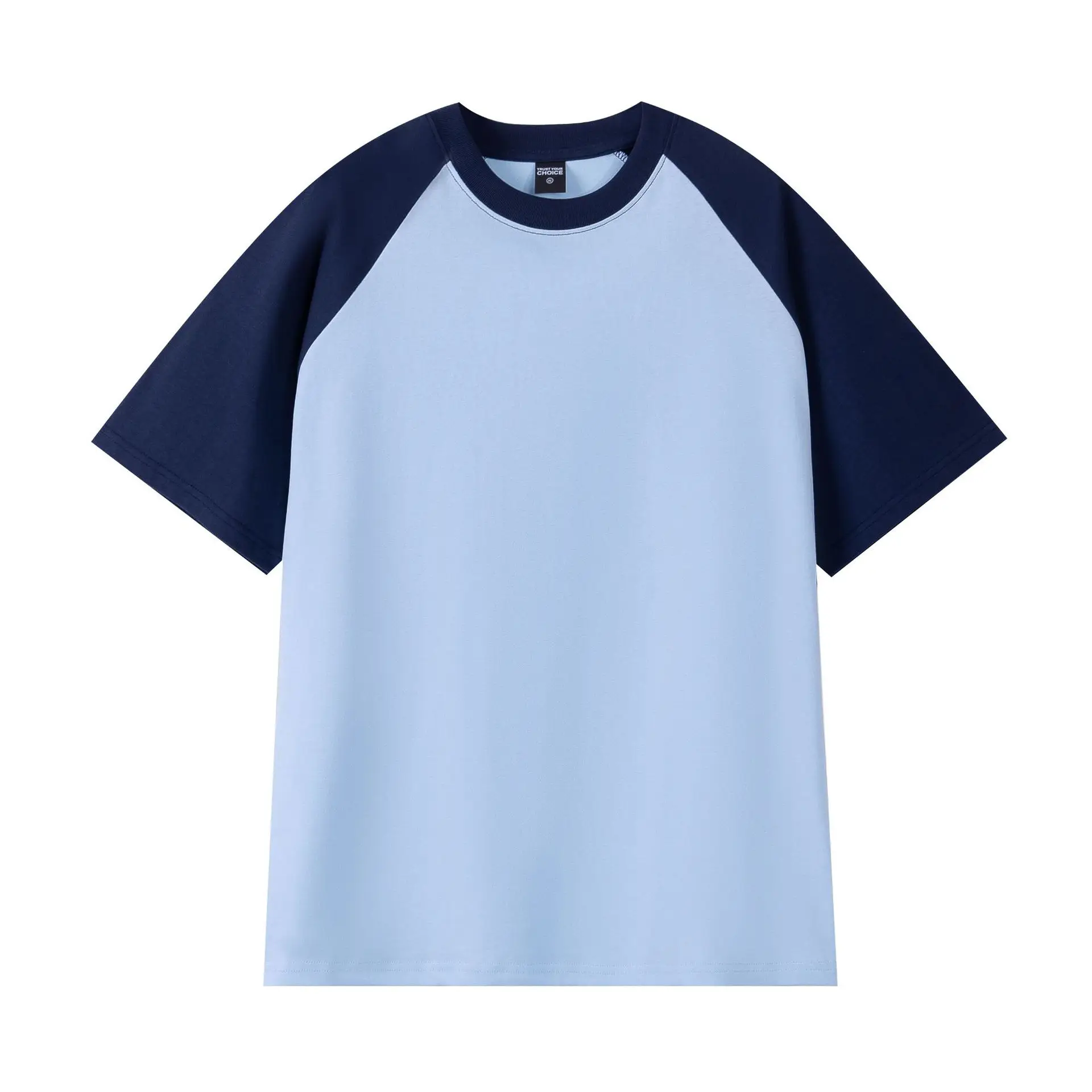Spring Cotton Shoulder Short Sleeve T-Shirt 240g - Image 8