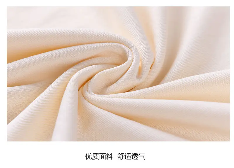 Spring Cotton Shoulder Short Sleeve T-Shirt 240g — feature 11