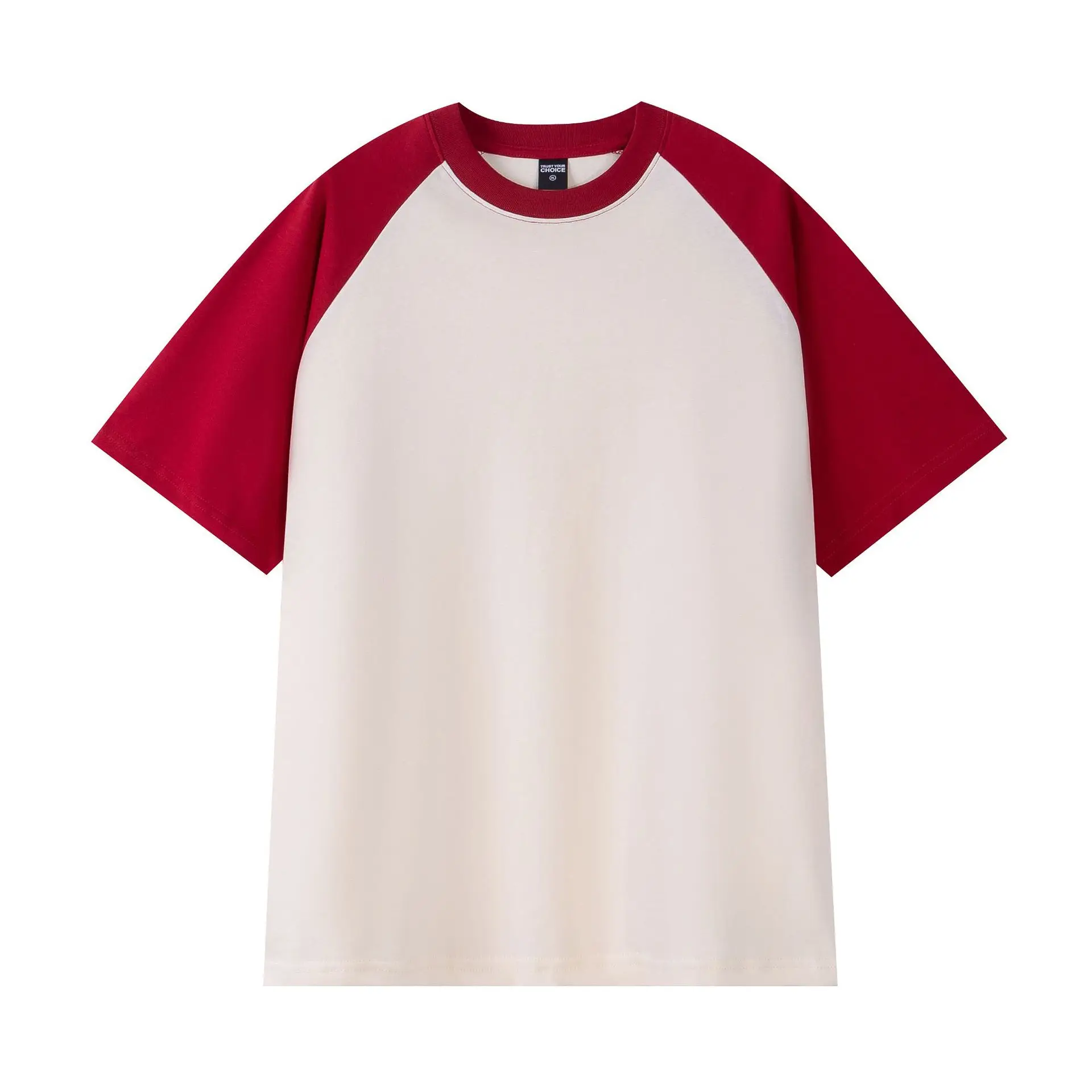 Spring Cotton Shoulder Short Sleeve T-Shirt 240g - Image 3