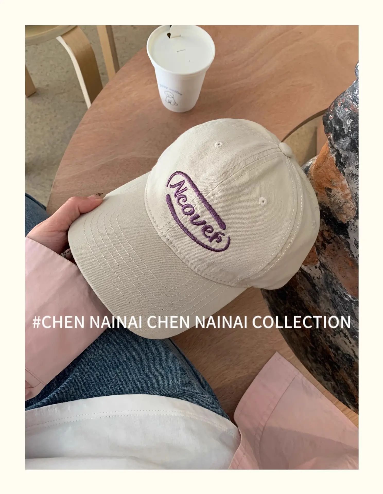 Black Letter Embroidered Baseball Cap for Women — feature 6