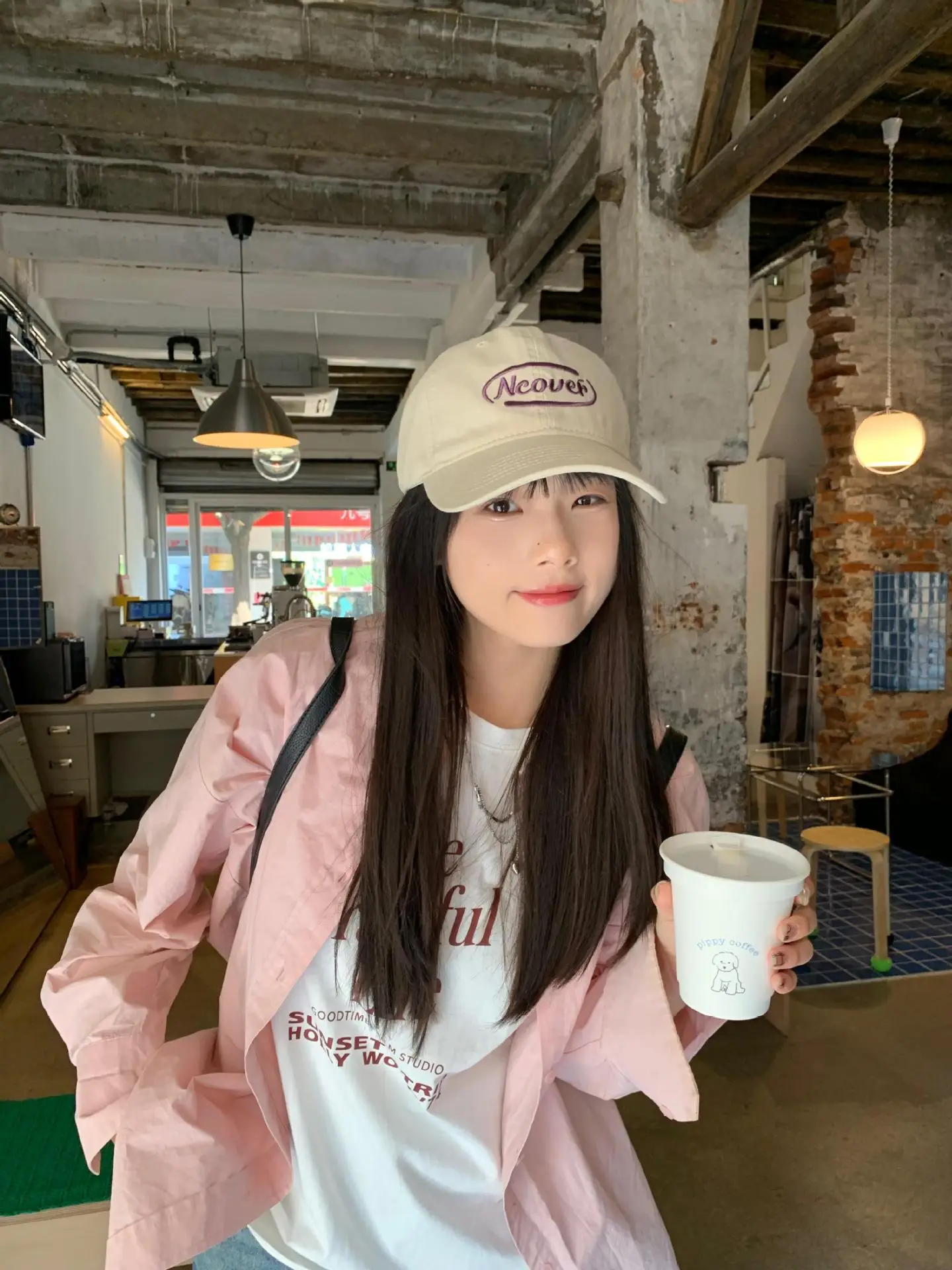 Black Letter Embroidered Baseball Cap for Women — feature 7