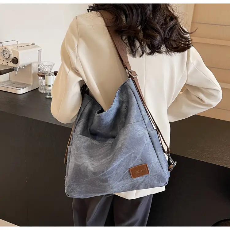 Retro One Shoulder Laptop Bag for College Students 2024 — feature 13