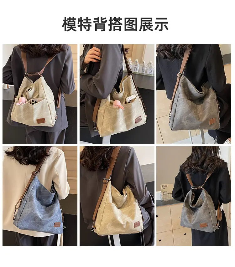 Retro One Shoulder Laptop Bag for College Students 2024 — feature 6