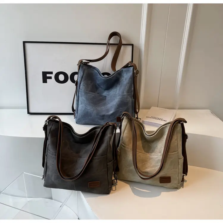 Retro One Shoulder Laptop Bag for College Students 2024 — feature 7