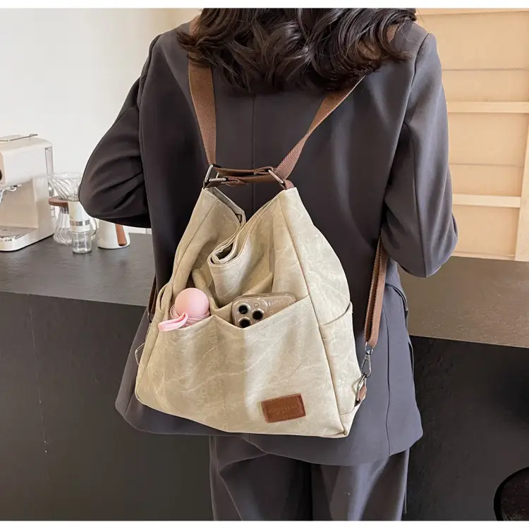 Retro One Shoulder Laptop Bag for College Students 2024 — feature 9