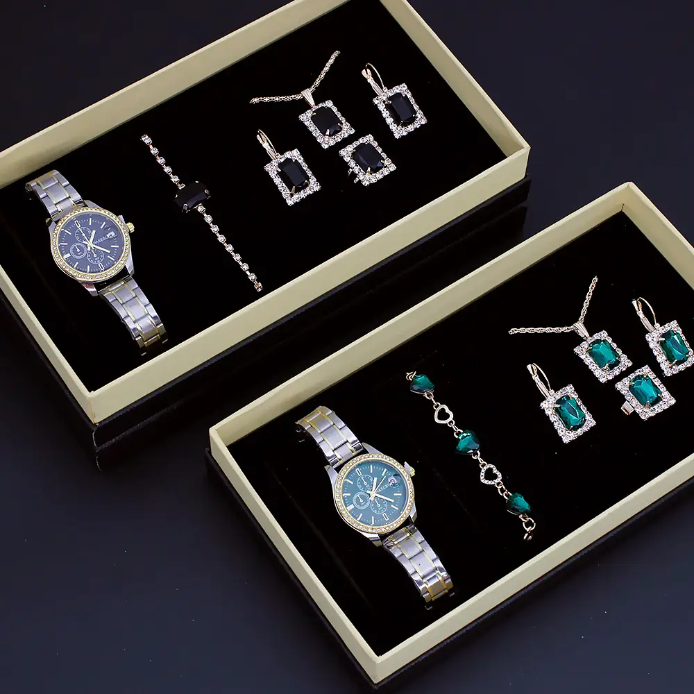Women's Waterproof Cross-Border Jewelry Watch Set — feature 3