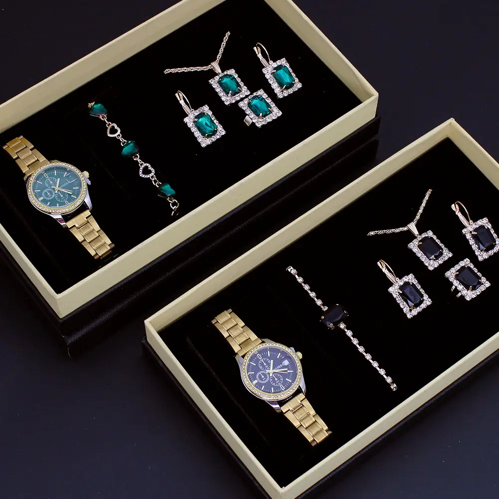 Women's Waterproof Cross-Border Jewelry Watch Set — feature 4