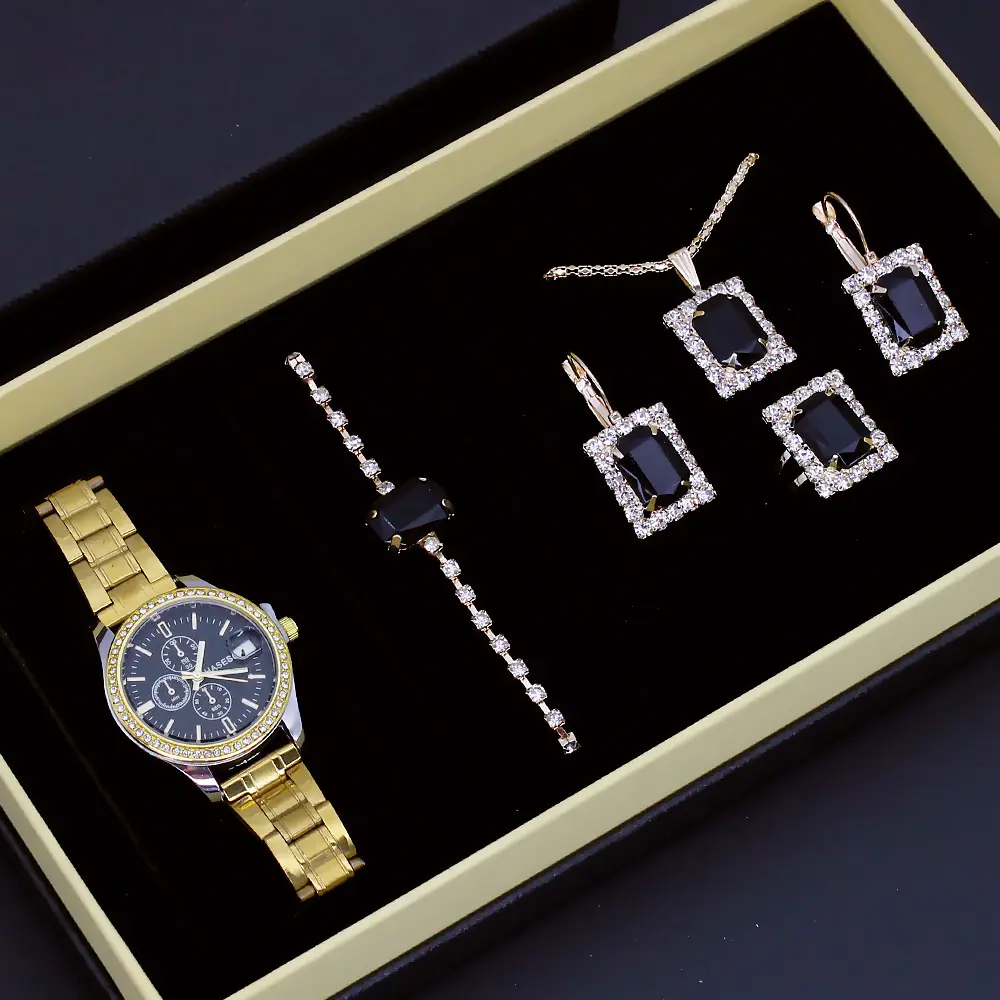 Women's Waterproof Cross-Border Jewelry Watch Set — feature 5