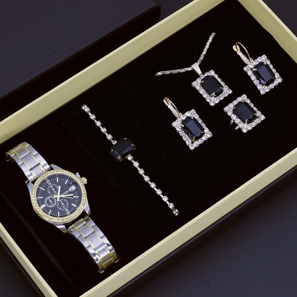 Women's Waterproof Cross-Border Jewelry Watch Set — feature 8