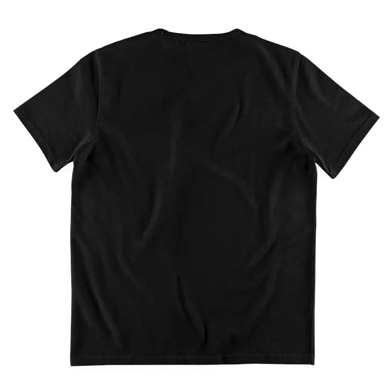 Men's White Cotton T-Shirt with Pocket & Logo — feature 21