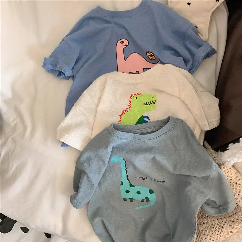 26 Kids Dinosaur T-Shirts Cotton Boys Summer — feature 2