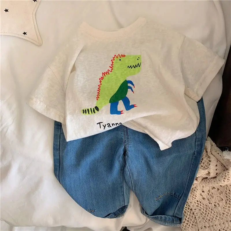 26 Kids Dinosaur T-Shirts Cotton Boys Summer — feature 9