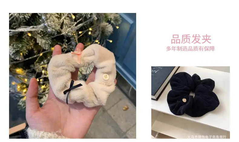 Sweet Girl Hair Bands Series Black White Bow Design — feature 21