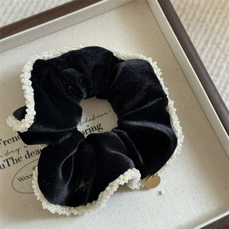 Sweet Girl Hair Bands Series Black White Bow Design - Image 11