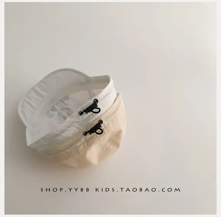 Korean Style Smiley Face Baby Cap Beige White — feature 10