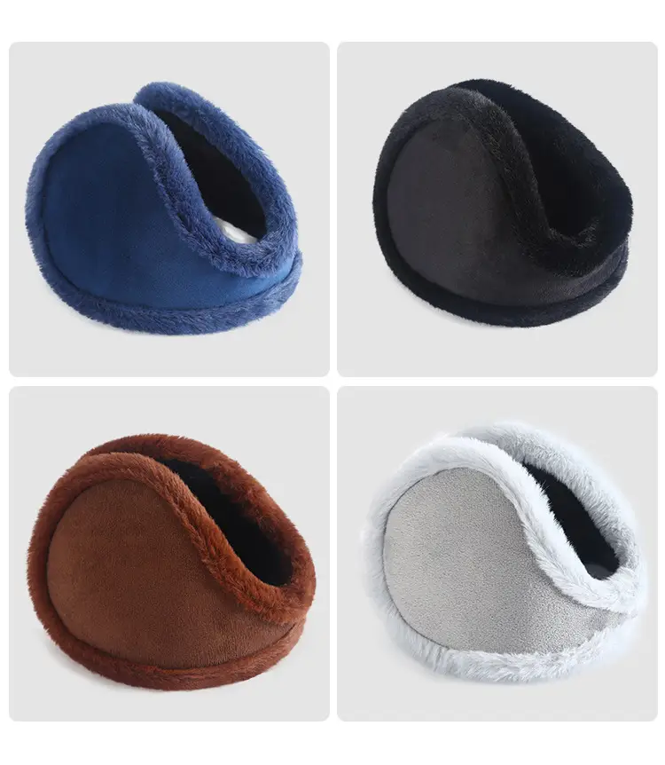Earmuffs winter men's earmuffs warm with earpiece earmuffs plush earmuffs winter student earmuffs — feature 10