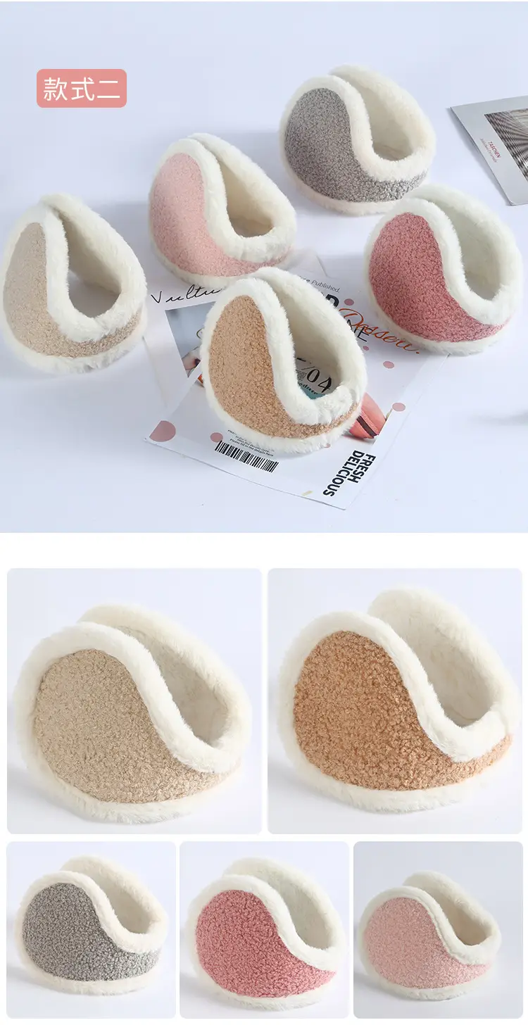 Earmuffs winter men's earmuffs warm with earpiece earmuffs plush earmuffs winter student earmuffs — feature 11