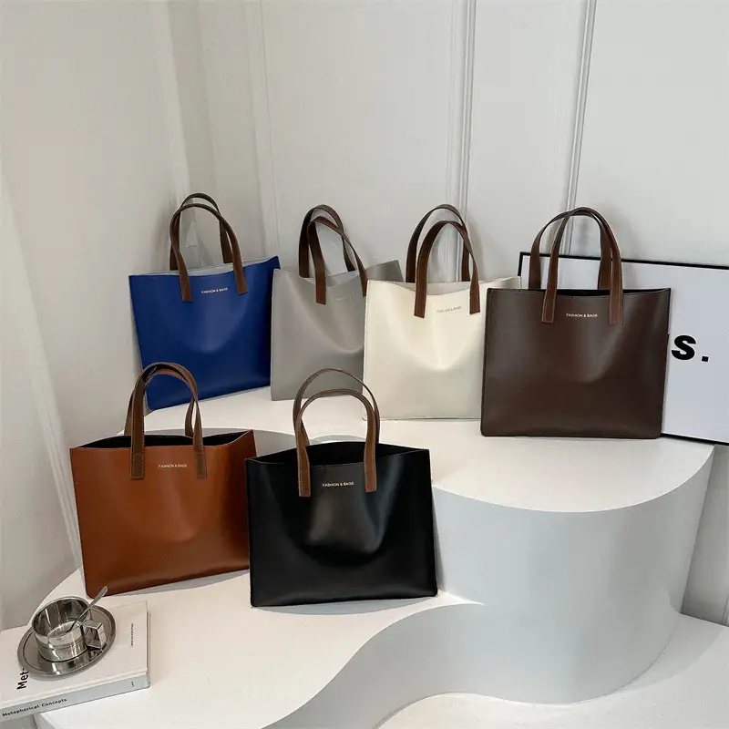 White Korean Style Women's Tote Bag 2024 - Image 10