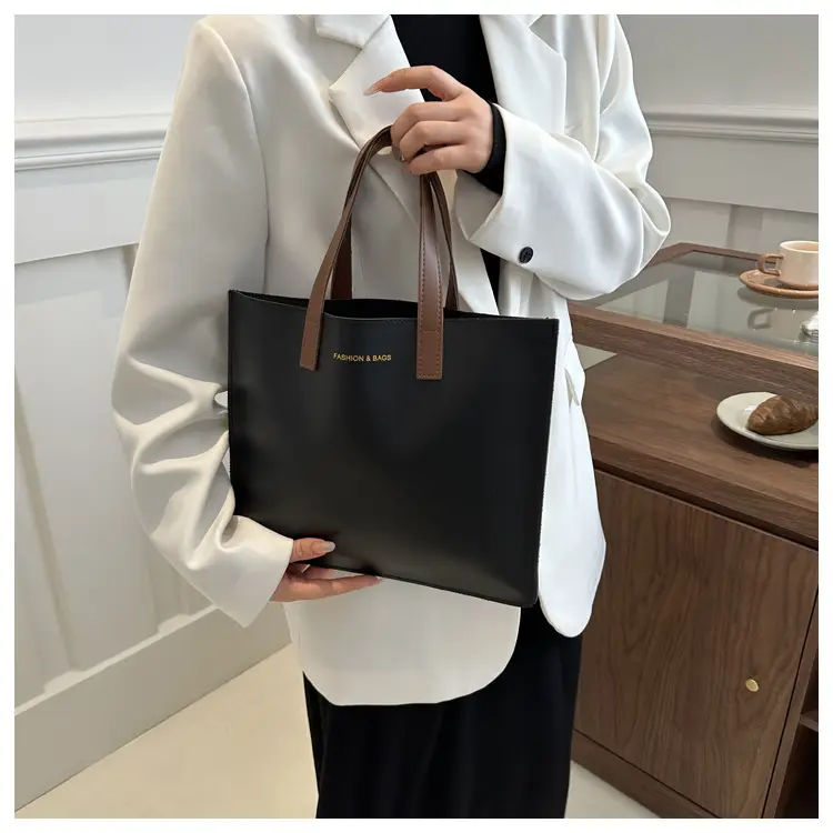 White Korean Style Women's Tote Bag 2024 — feature 10