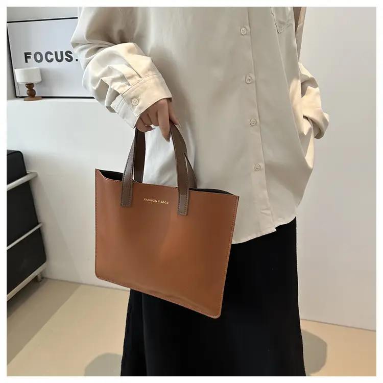 White Korean Style Women's Tote Bag 2024 — feature 16