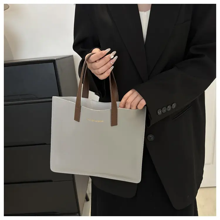 White Korean Style Women's Tote Bag 2024 — feature 18