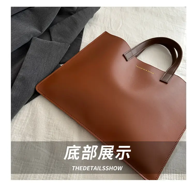 White Korean Style Women's Tote Bag 2024 — feature 5