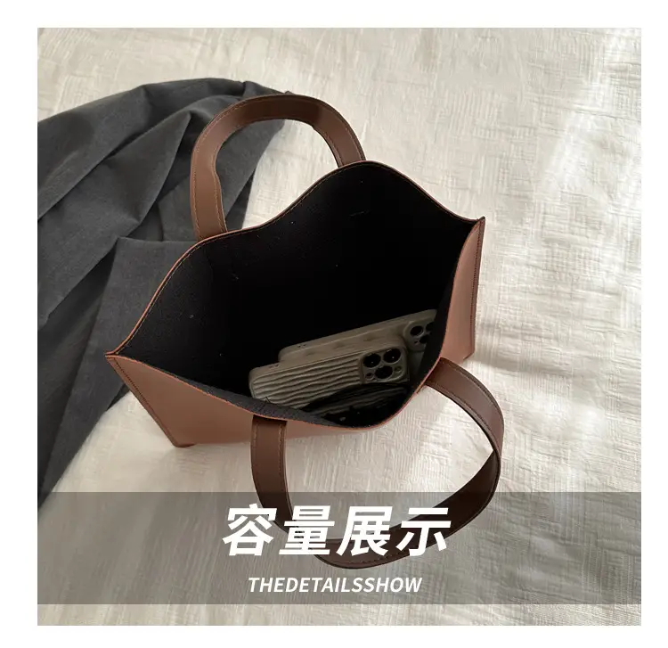 White Korean Style Women's Tote Bag 2024 — feature 6