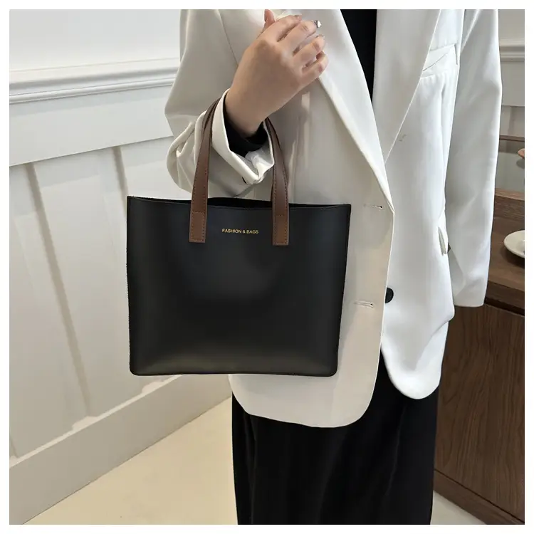 White Korean Style Women's Tote Bag 2024 — feature 9