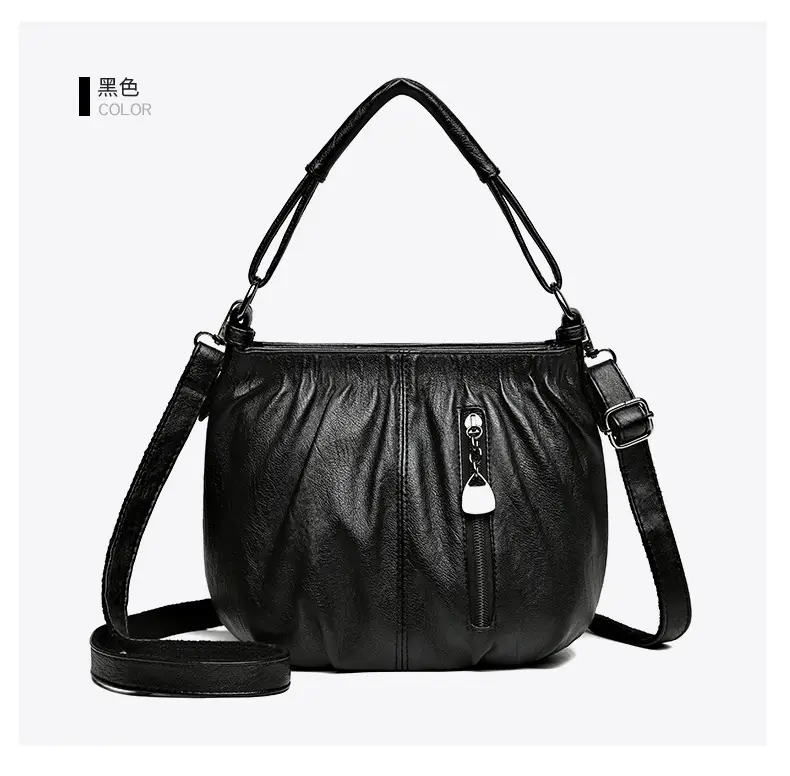Brown Leather Crossbody Bag with Detachable Strap — feature 14