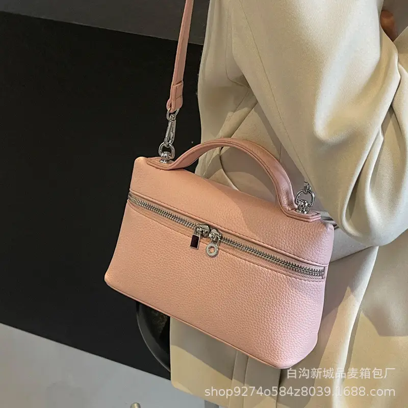 Women's Brown Leather Shoulder Bag 2026 New Style - Image 9