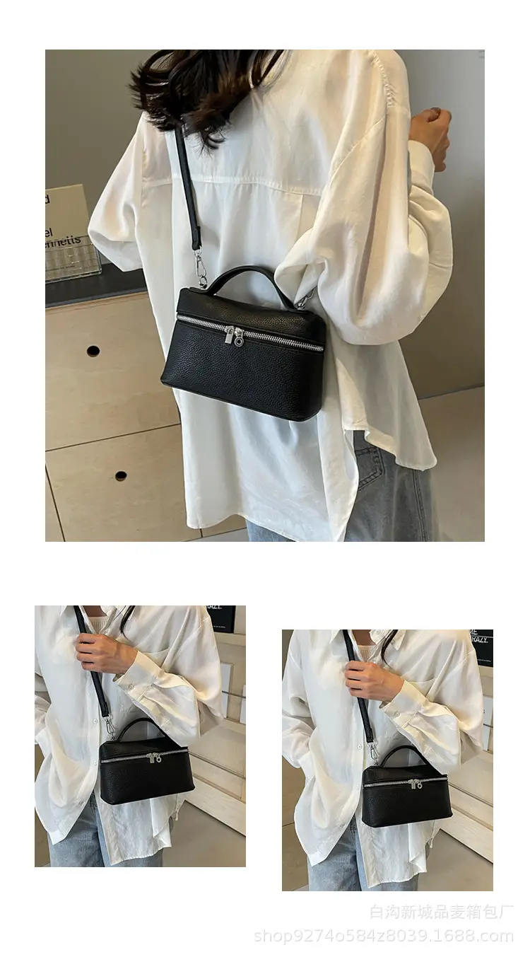 Women's Brown Leather Shoulder Bag 2026 New Style — feature 13