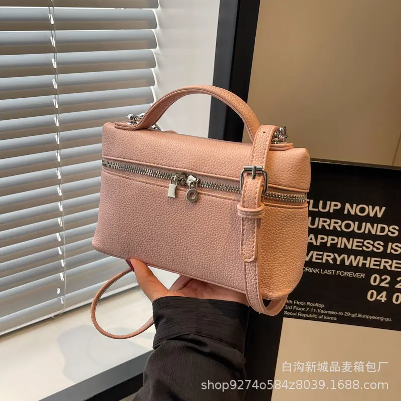 Women's Brown Leather Shoulder Bag 2026 New Style - Image 3